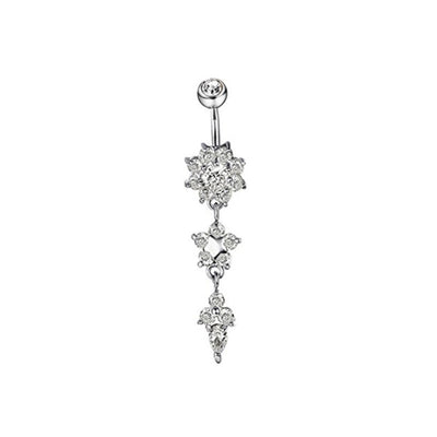 Aro Ombligo Oro Rosa Punk - Piercing Umbilical Elegante - Image 4