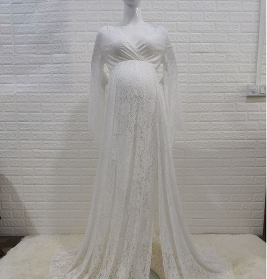 Vestido Suelto con Encaje y Abertura Lateral - Image 22