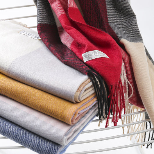 Bufanda Cashmere Cuadros para Mujer - Elegancia y Calidez - Image 24