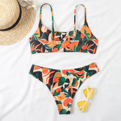 Bikini Reversible Degradado Multicolor - Traje de Baño Versátil - Image 4