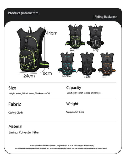 Mochila de Hidratación Ligera, Transpirable con Detalles Reflectantes - Image 27