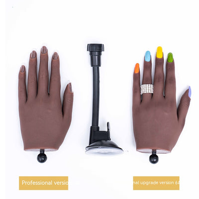 Mano de Práctica de Silicona para Manicura - Modelo Profesional - Image 10