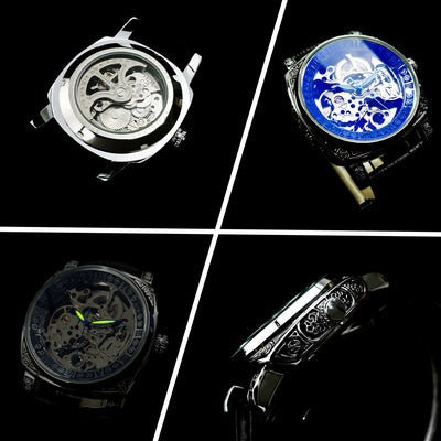 Reloj Mecánico Tourbillon Doble Cara con Esfera Luminosa para Hombre - Image 12