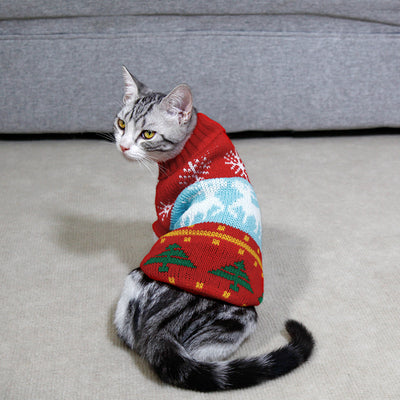 Suéter Navideño para Perros y Gatos con Cuello Alto - Image 9