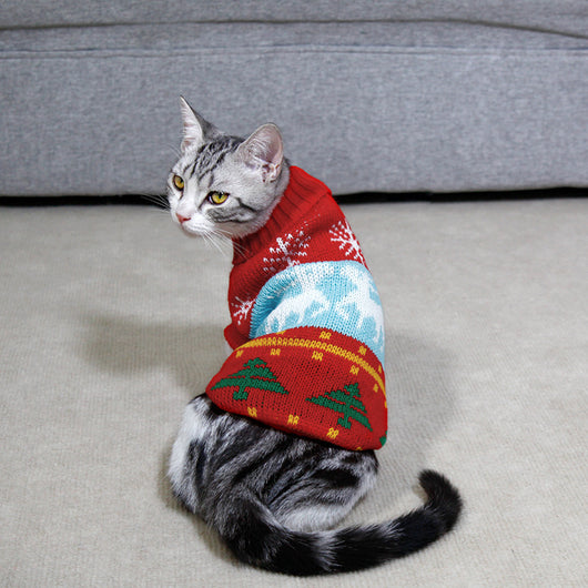 Suéter Navideño para Perros y Gatos con Cuello Alto - Image 9
