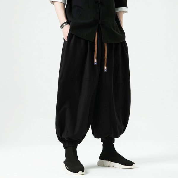 Pantalones Harem Casuales Holgados para Hombre