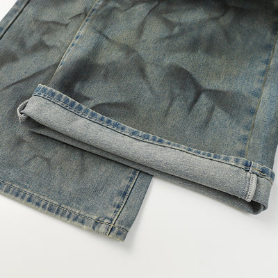 Pantalones Vaqueros Desgastados con Lavado Vintage - Image 13