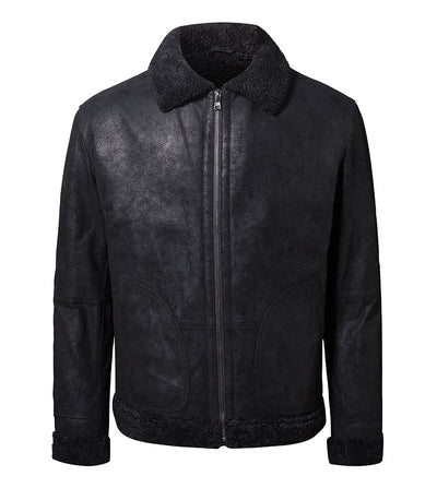 Chaqueta de Cuero Vintage Estilo Casual Americano - Image 25