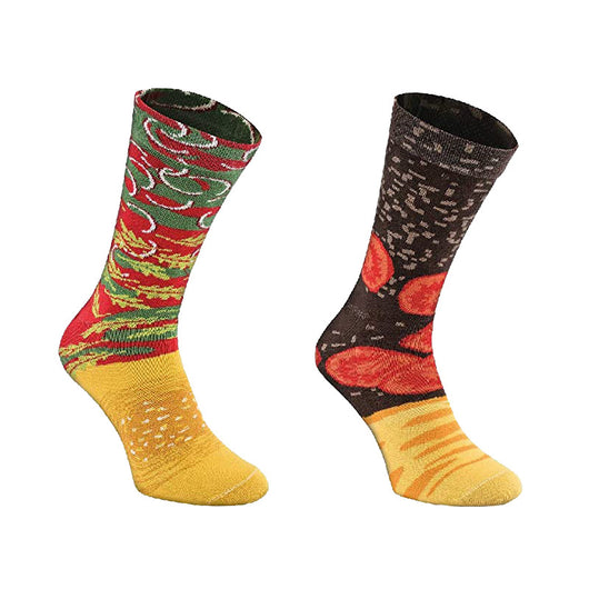 Calcetines Navideños con Forma de Hamburguesa - Algodón para Mujer - Image 4