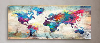 Kit de Pintura de Diamantes 5D - Mapa del Mundo a Color - Image 11