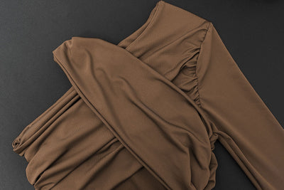 Blusa Base Asimétrica de Manga Larga para Mujer - Image 17