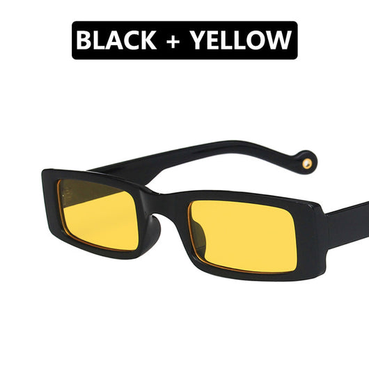 Gafas de Sol Cuadradas Personalizadas con Montura Pequeña y Diseño Cóncavo - Image 3