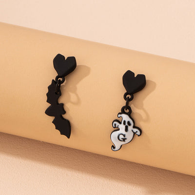 Aretes con Fantasmas, Calaveras y Murciélagos para Halloween - Image 16