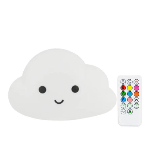 Lámpara Nocturna Nube Infantil con Control Remoto y Carga USB - Image 4