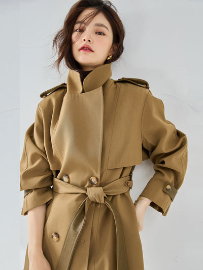 Gabardina Corta Elegante Casual para Mujer - Image 6