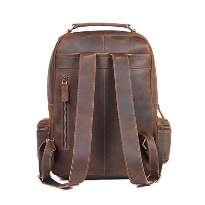 Mochila Escolar Artesanal de Gran Capacidad con Compartimento para Laptop - Image 5