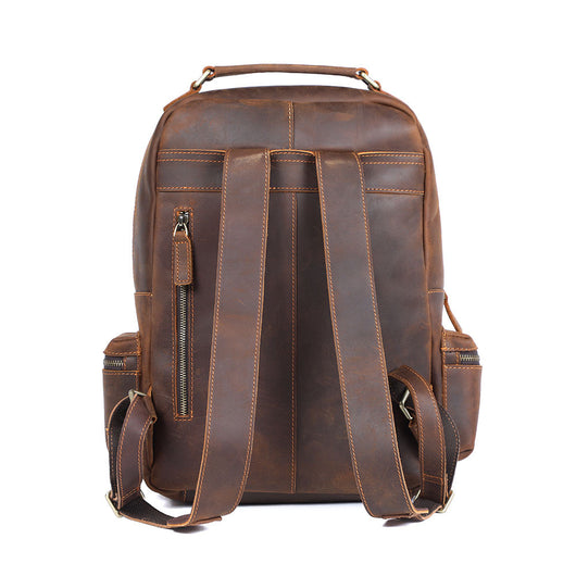 Mochila Escolar Artesanal de Gran Capacidad con Compartimento para Laptop - Image 5