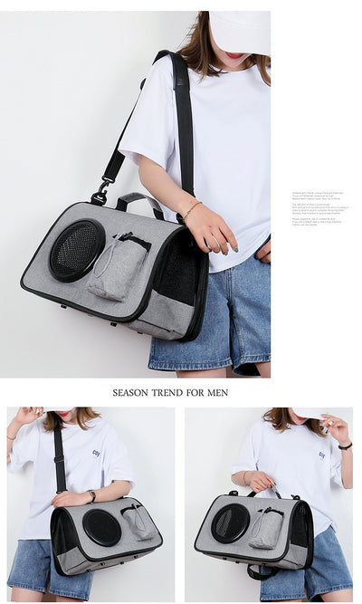 Bolsa Transportadora para Gatos - Mochila Cruzada Portátil para Mascotas - Image 28