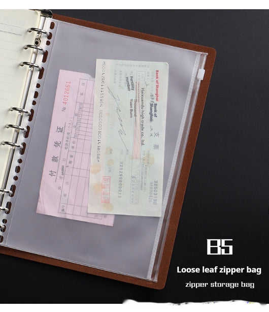 Bolsa Organizadora Transparente con Cierre para Cuadernos A5/A6 y Tarjetas - Image 25