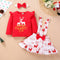 Vestido Romper con Tirantes Volados Estilo Elk