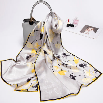 Pañuelo de Seda Versátil para Mamá - Diseño Elegante Multiusos - Image 41