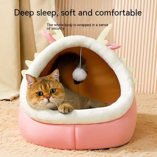 Cama Térmica Semiencerrada para Gatos - Refugio Cálido Invierno - Image 4