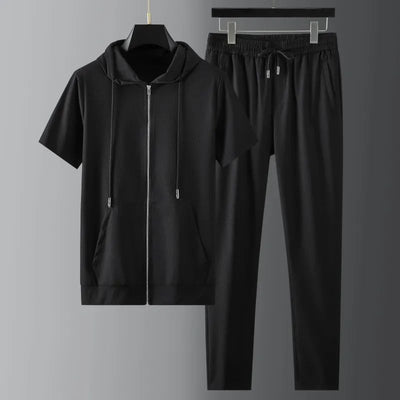 Conjunto de Dos Piezas: Camisa y Pantalón Corto Ligero para Hombre - Image 13