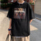 Camiseta Hombre Talla Grande Suelta Manga Media Verano