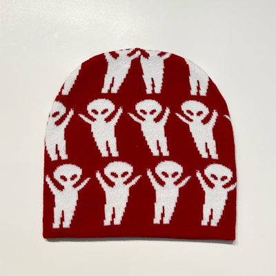 Gorro Tejido Alienígena Cartoon para Otoño e Invierno - Diseño Halloween Creativo - Image 6