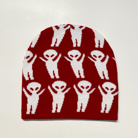 Gorro Tejido Alienígena Cartoon para Otoño e Invierno - Diseño Halloween Creativo - Image 6