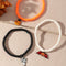 Pulsera de Cuero Trenzado Genuino - Cordón de Cuero Vacuno de Primera Capa