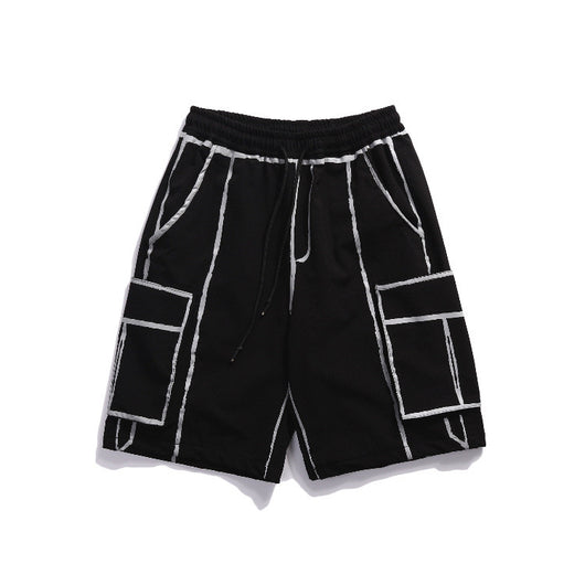 Shorts de Trabajo Artesanal con Diseño Retro - Image 14