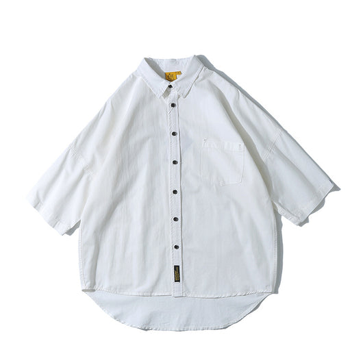 Camisa Japonesa de Color Liso para Hombre - Colección Verano - Image 3