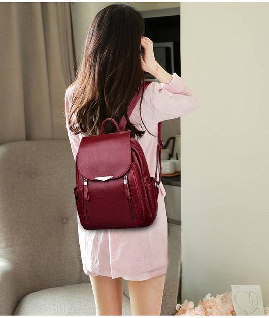 Mochila Casual de PU Wild Fashion - Estilo y Funcionalidad - Image 22
