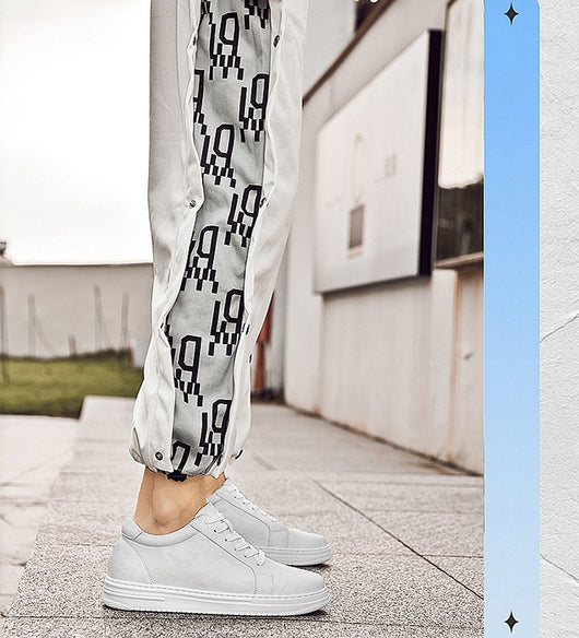 Zapatillas Deportivas Blancas para Hombre con Suela Elevada y Altura Aumentada - Image 16