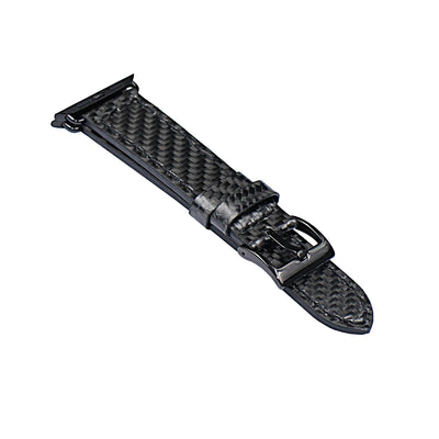 Correa de Cuero Genuino con Fibra de Carbono para Huawei Watch2 Sports - Image 7