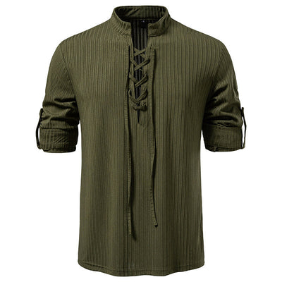 Playera Casual de Manga Larga con Cordón Ajustable para Hombre - Image 16