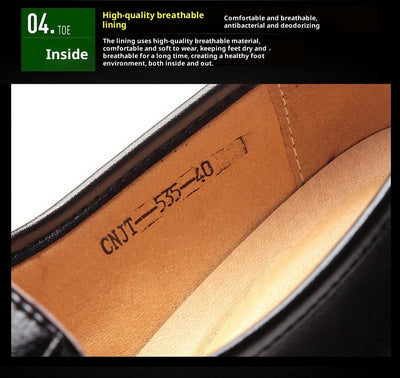 Zapatos de Cuero para Hombre Elegancia Casual Transpirable - Image 7