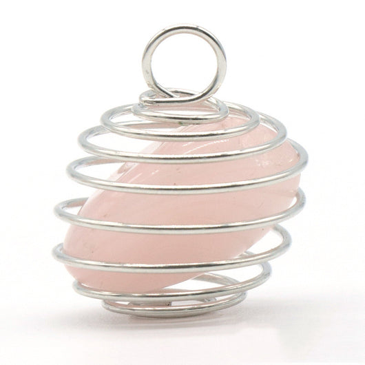 Ágata de Cristal Natural con Enrollado de Cobre - Image 21