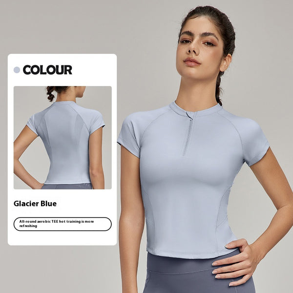 Playera Deportiva Transpirable para Mujer - Top de Entrenamiento Ajustado