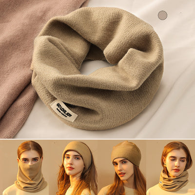 Bufanda Multifunción Invierno Cashmira Artificial 4 en 1 - Gorro, Pañuelo y Accesorio Fashion - Image 5