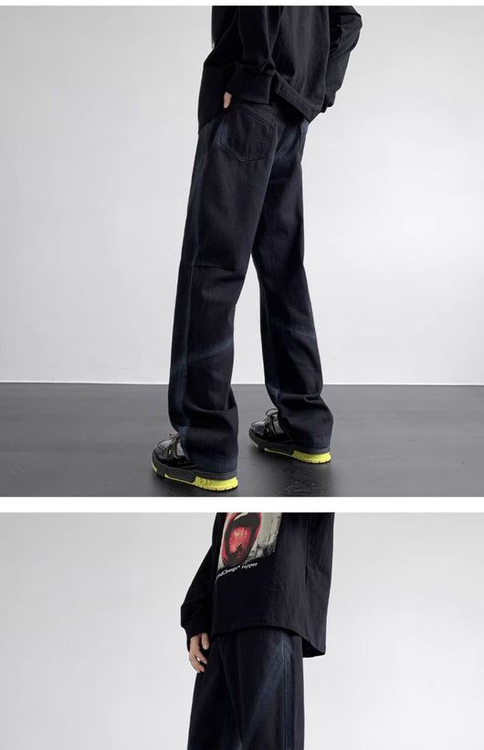 Jeans Tie-Dye de Lujo Minimalista - Estilo Urbano Contemporáneo - Image 12