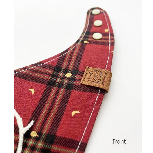 Pañuelo Triangular Navideño para Mascotas - Diseño Venado para Perros y Gatos - Image 10
