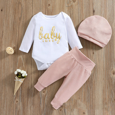 Conjunto de Romper con Letras de Manga Larga para Niños - Image 9