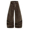 Pantalones Vintage de Pierna Ancha Estilo Americano para Hombre
