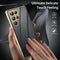 Funda Protectora Anti-Espías Samsung S23 Ultra/Plus con Marco Metálico