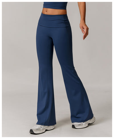 Pantalones Yoga Cintura Alta Plegables para Mujer - Image 16