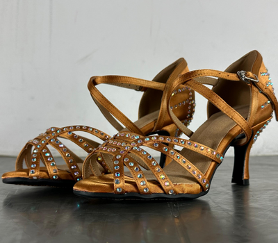 Zapatos de Baile Latino Diamond para Mujer - Tacón Alto Profesional - Image 3
