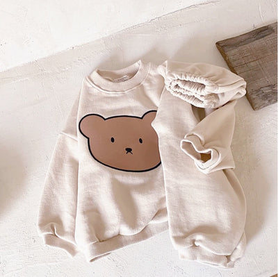 Sudadera Casual con Estampado de Oso Grande - Conjunto Perfecto - Image 10