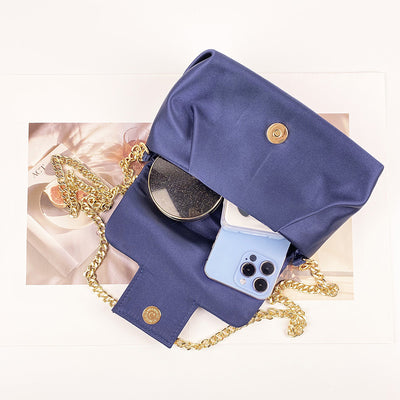 Bolso Bandolera Retro Arrugado con Cadena - Image 25
